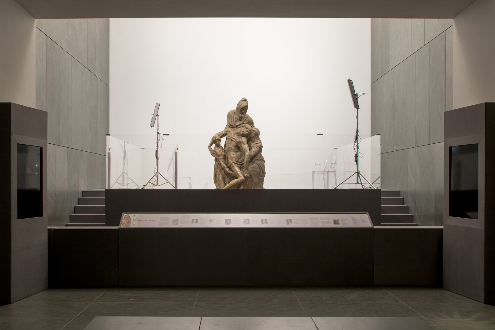 Cantiere per il restauro della Pietà di Michelangelo