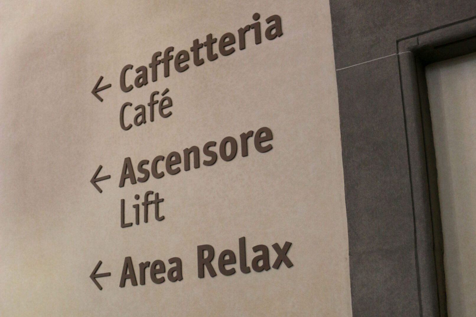 Segnaletica Palazzo Vecchio